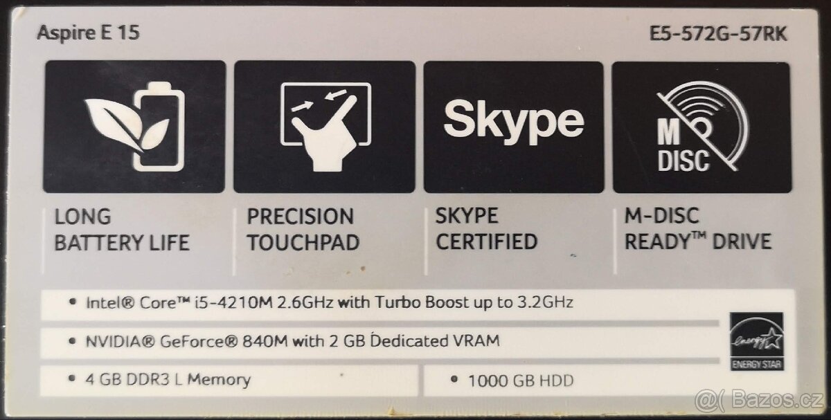 ACER Aspire E15 E5-572G-57RK - 2