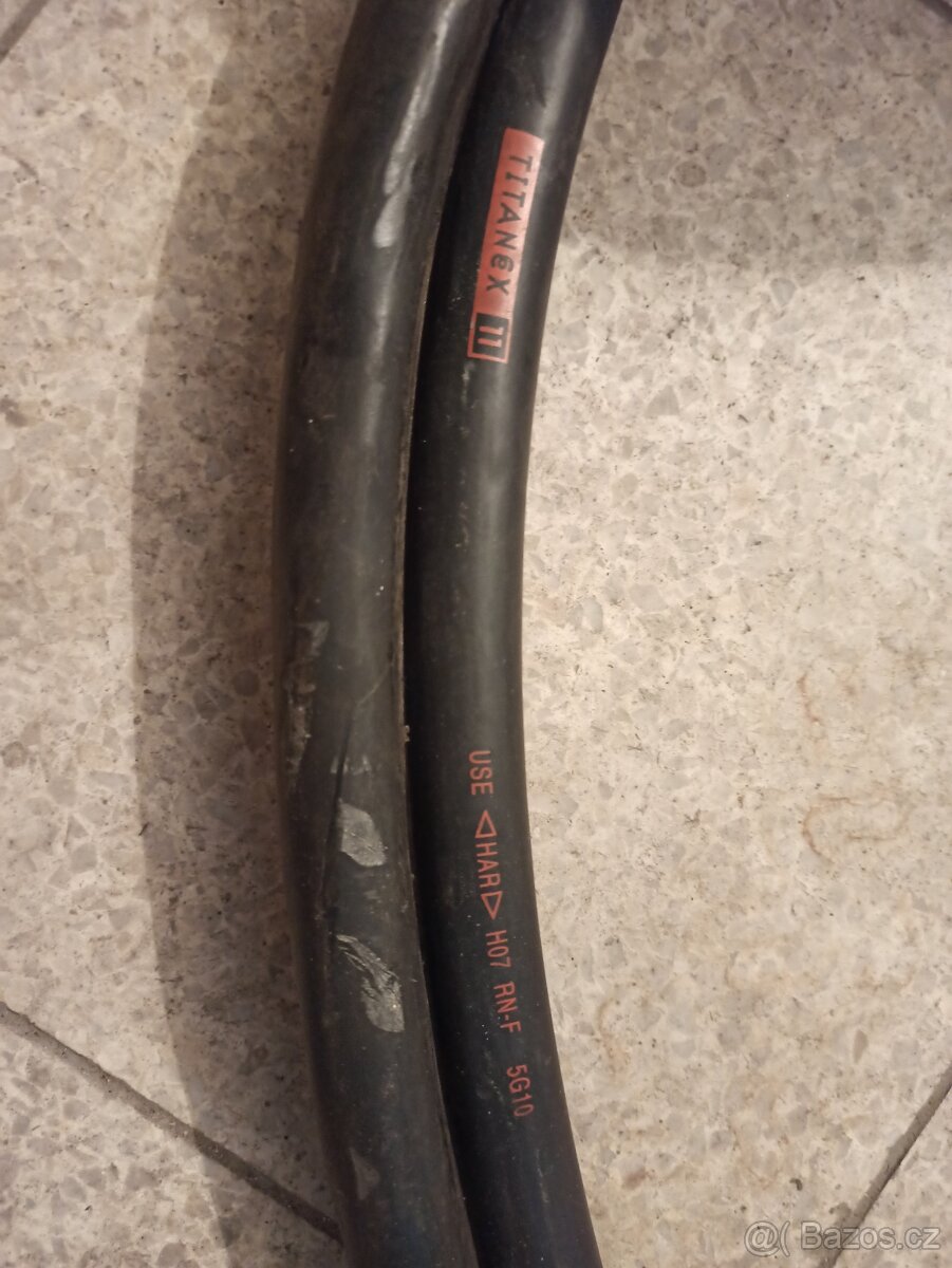 Kabely 5x10 mm2 a další - 2