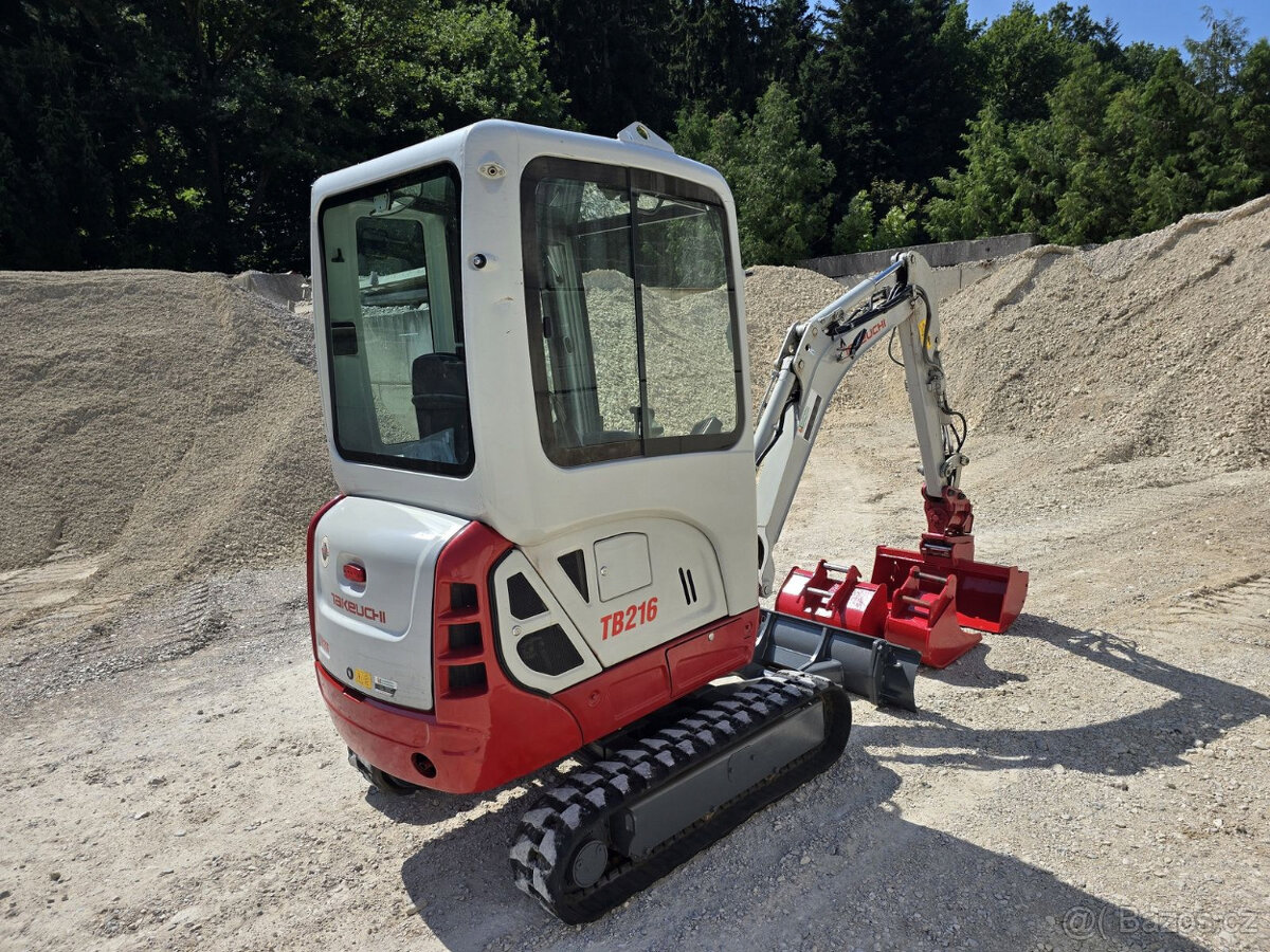 minibagr Takeuchi TB216+3x lžíce•16HP-1693MTH• - 2