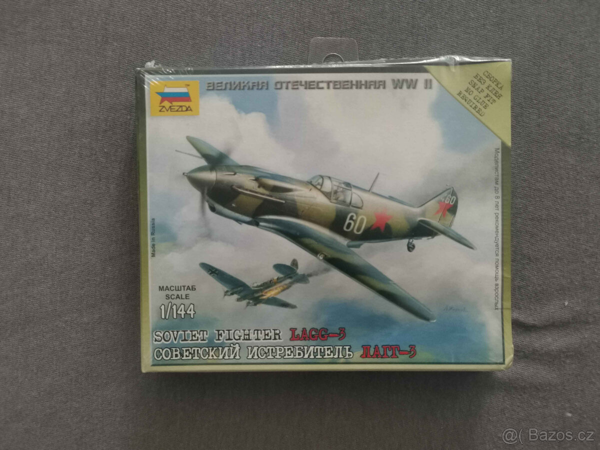 Stíhačka LaGG-3 | Zvezda | 6118 | 1:144 | Nerozbaleno - 2