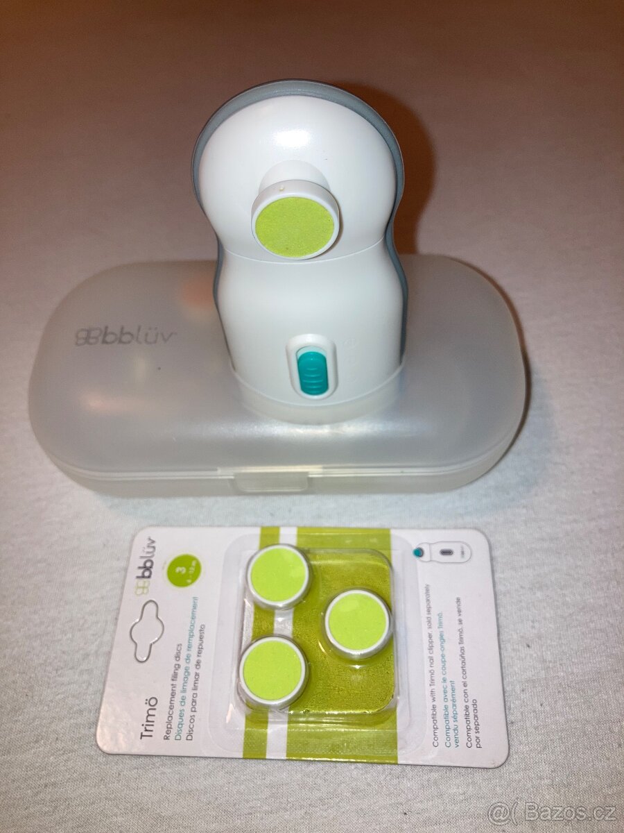 Elektrický dětský pilníček na nehty Bbluv Trimo + nástavce - 2