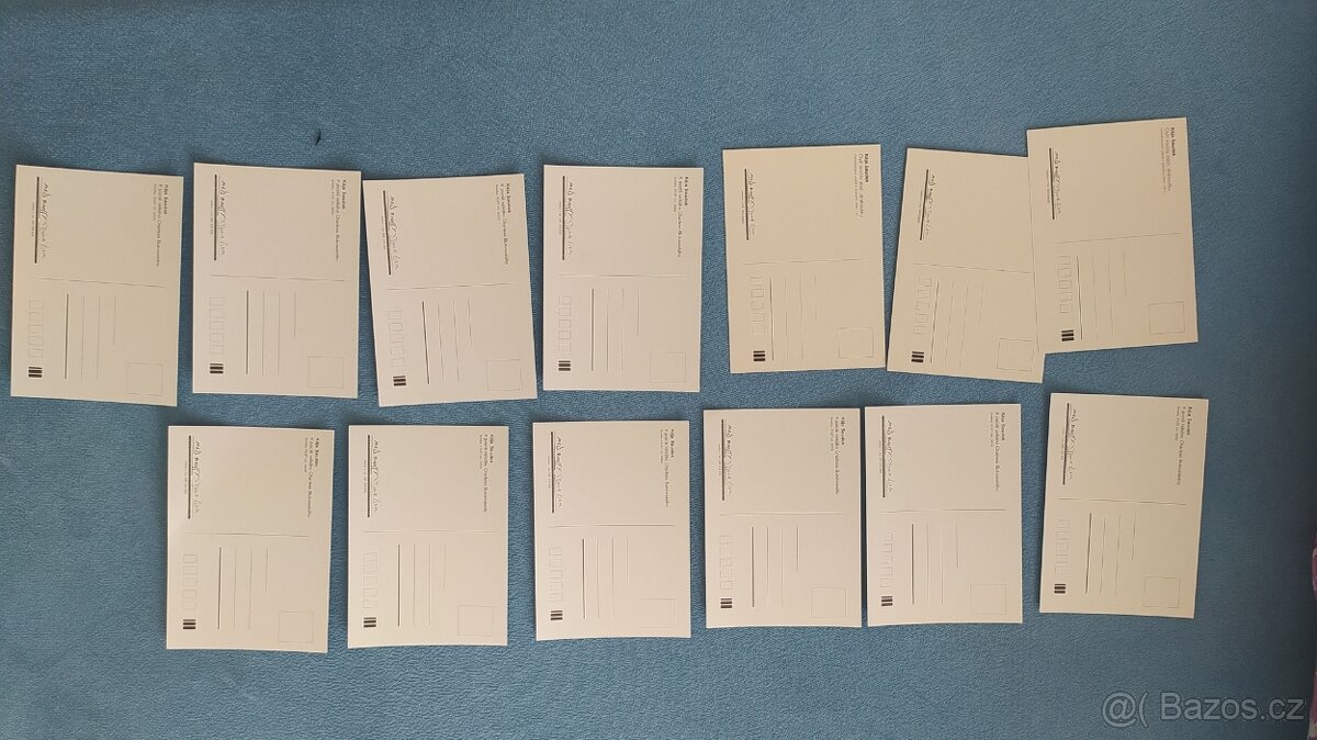 Kája Saudek - org. pohlednice se zadním tiskem - 2