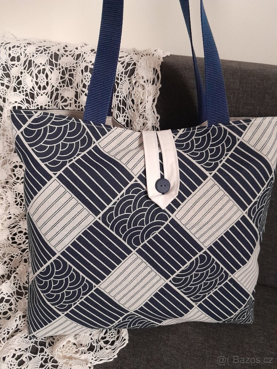 Taška....modro-bílá - 2