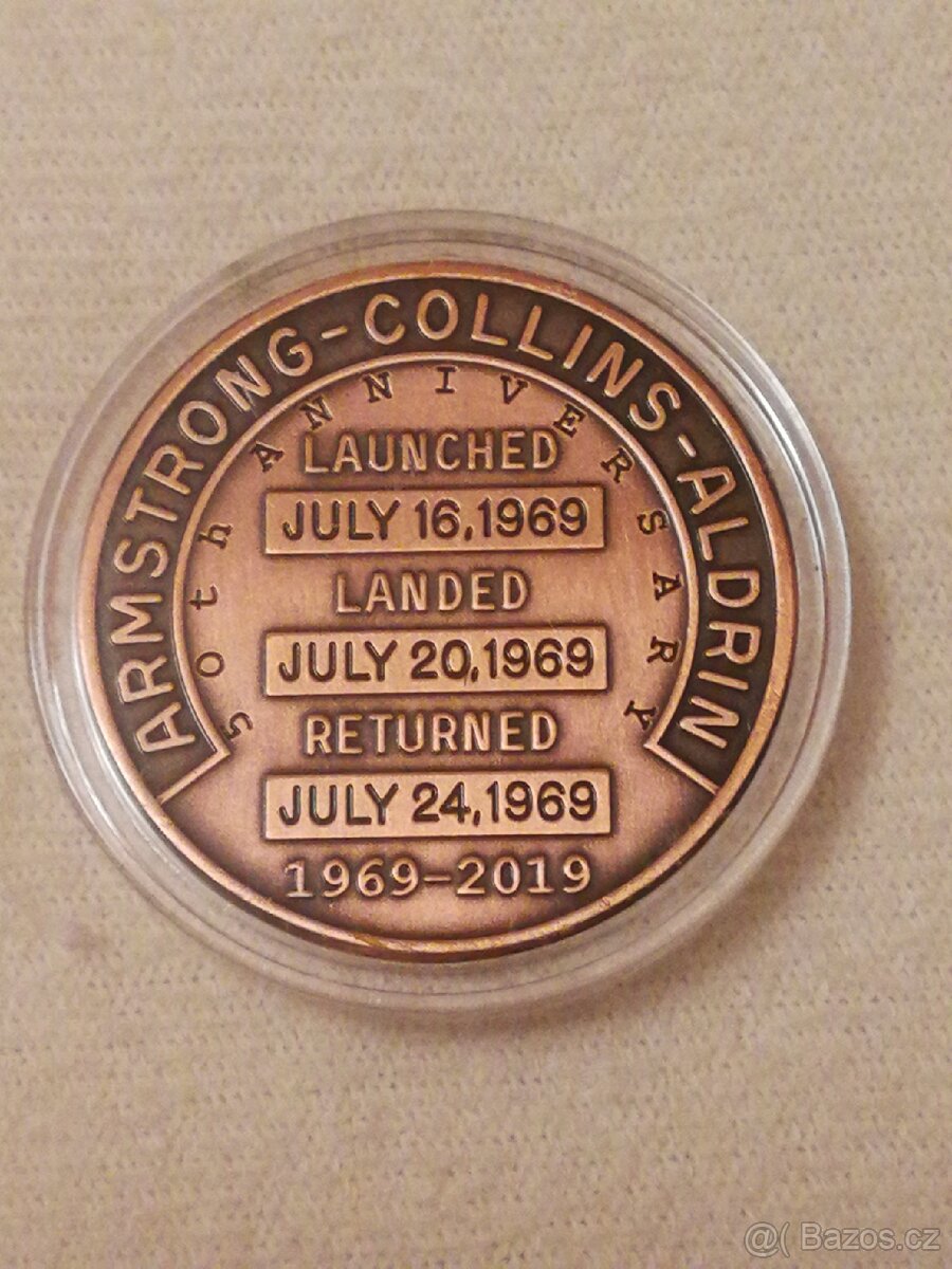 Pamětní medaile Apollo 11 - 2