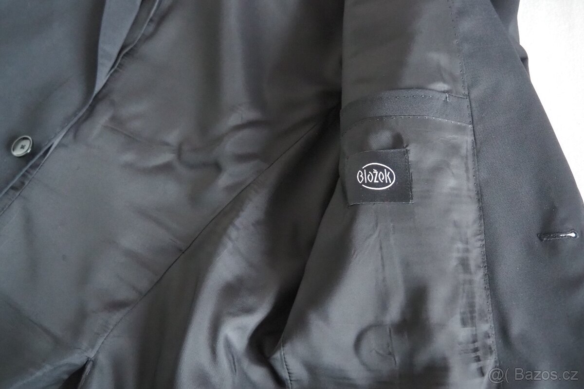 Pánský černý oblek Blažek, vel. 110 - 2