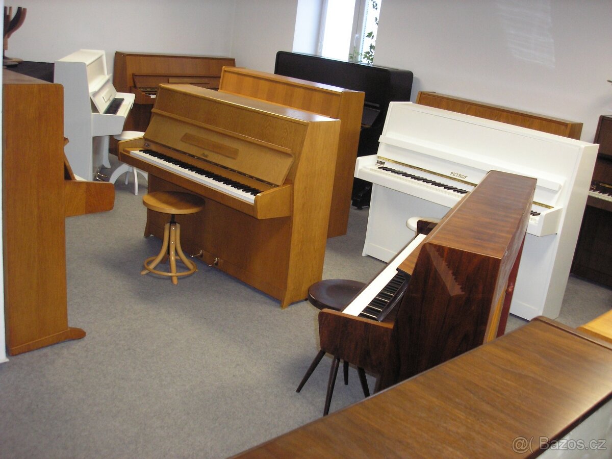 ZNAČKOVÉ a NALADĚNÉ pianino levně od 380 Kč měsíčně - 2