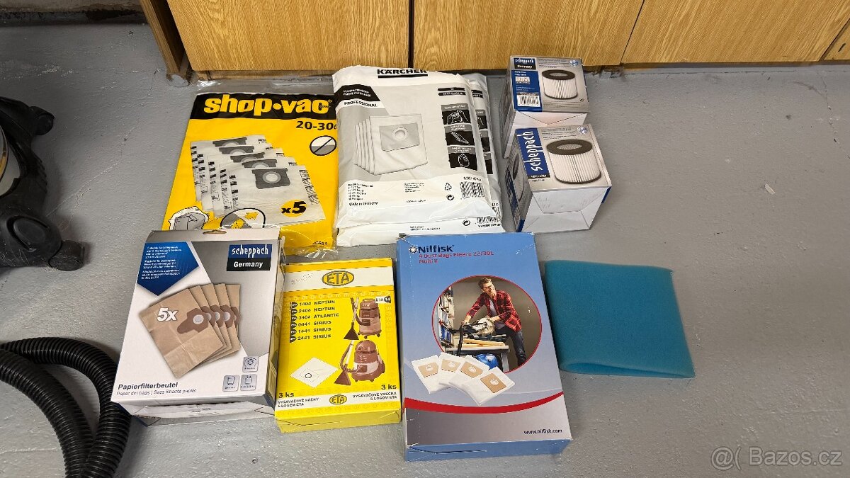 průmyslový hrnec vysavač objem 20litrů+ hadice 7m - 2