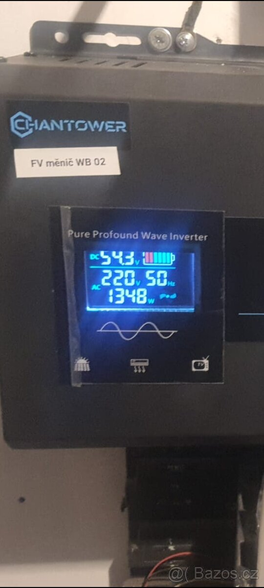 Měnič střídač 48V 230V. 2kW - 2