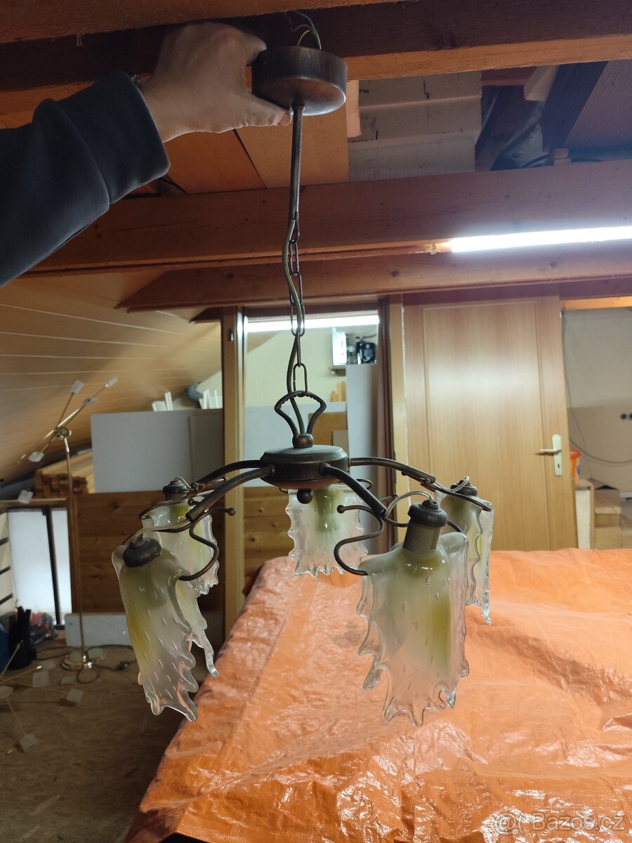 Rustikální lustr - 2