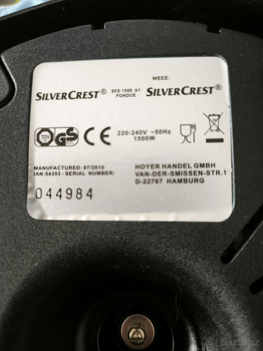 Fondue set, Silvecrest, Jako nový ... - 2