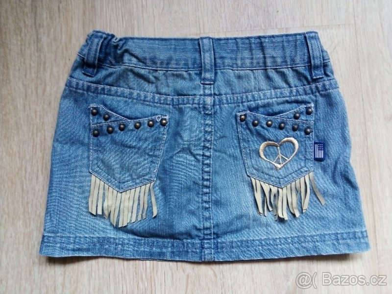 džínová dívčí sukně - 2