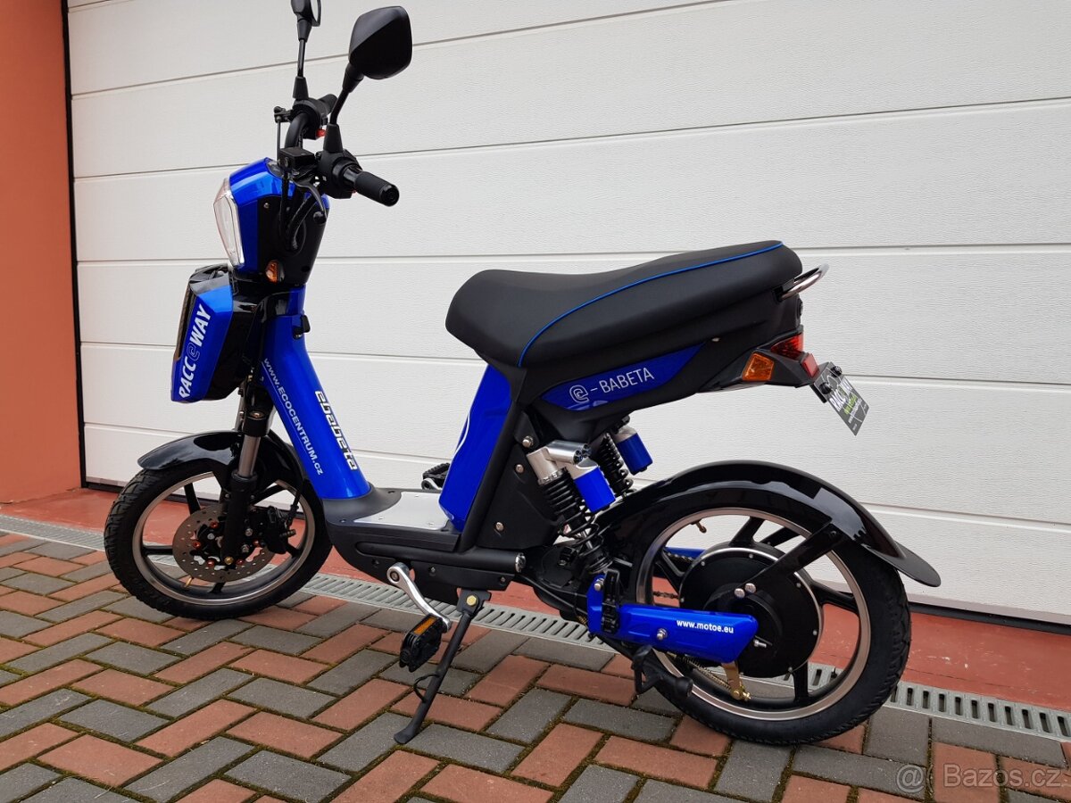 E-Babeta - elektrický moped bez nutnosti mít ŘP - nová - 2