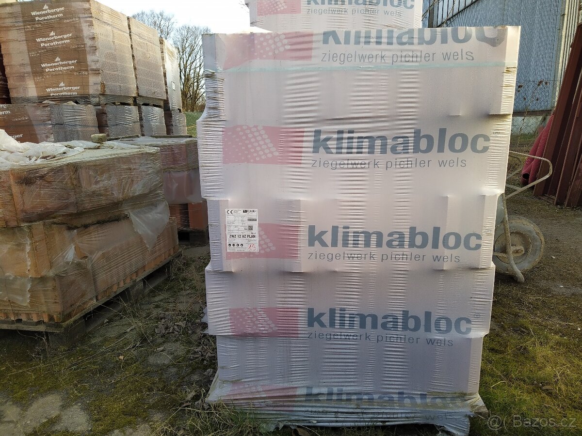 cihly Klimabloc 12, 5 palet, i jednotlivě - 2