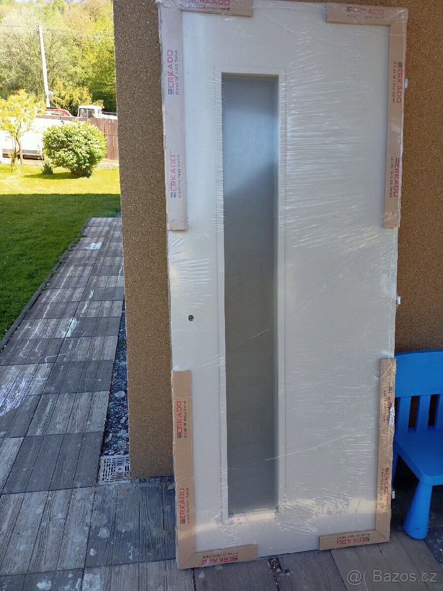 Dveře 80L cappuccino + zárubně - 2