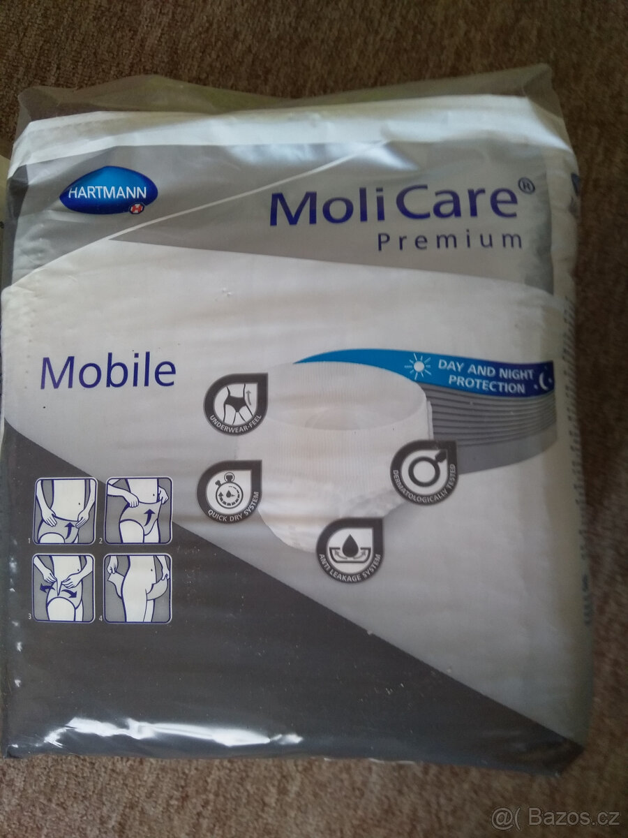 MoliCare-Kalhot pleny natahovací 14 ks 9kapek vel.M - 2