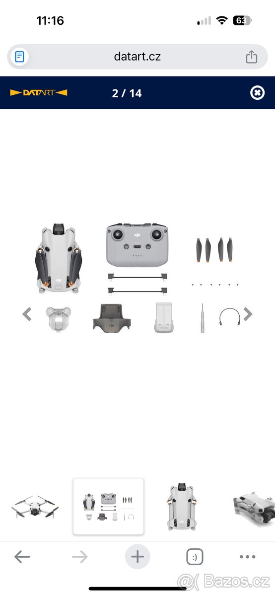 Dron DJI Mini 4 Pro šedý - 2