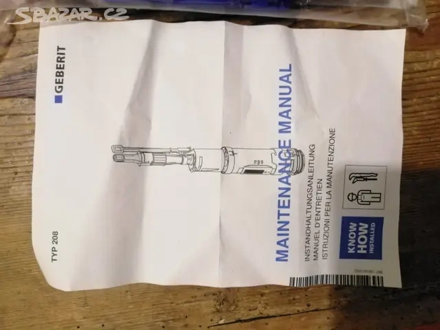 Vypouštěcí ventil Geberit typ 208, 241.290.00.1 - 2