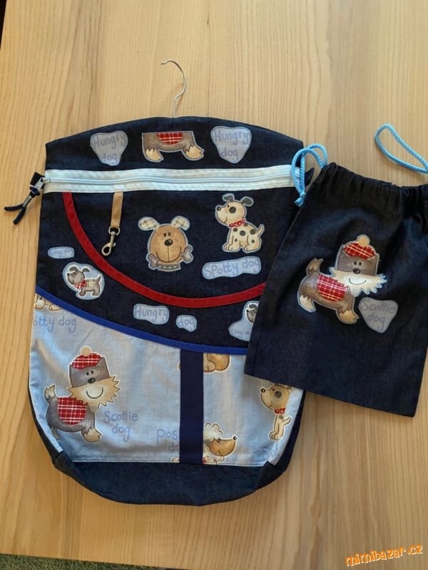 Pytel na zavěšení do MŠ (nebo do předsíně, apod.) - 2