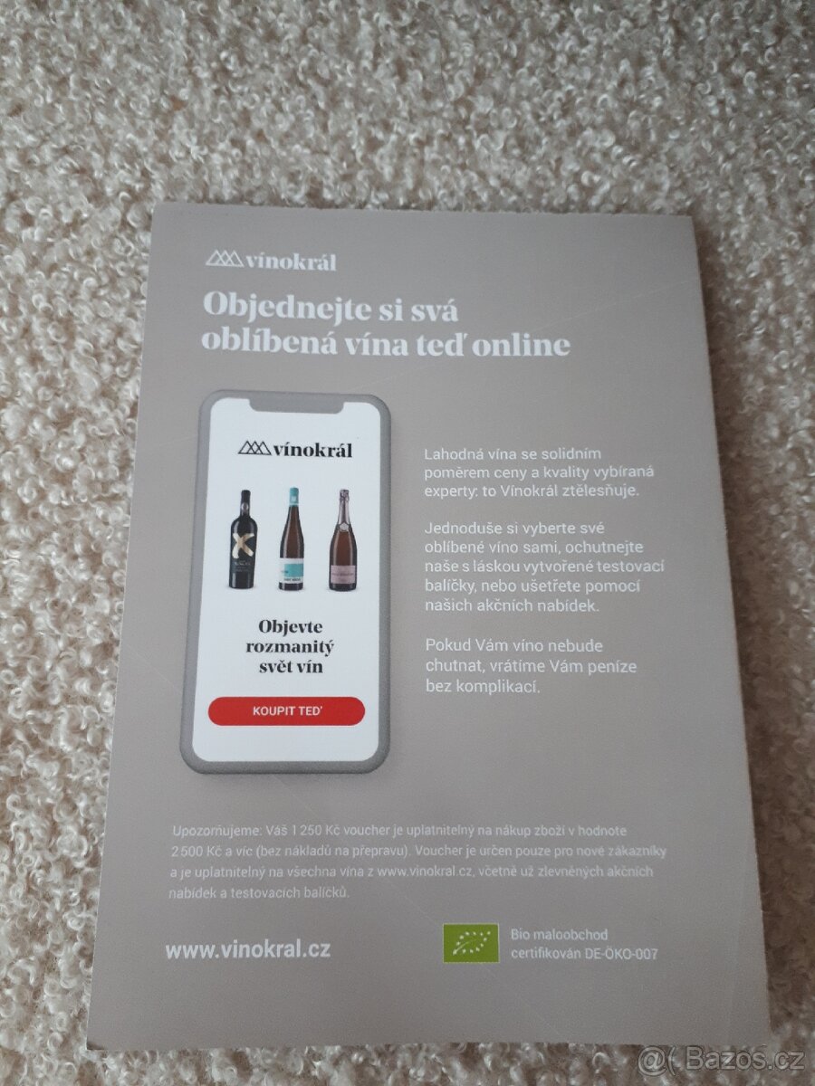 Prodej Voucheru na víno - 2