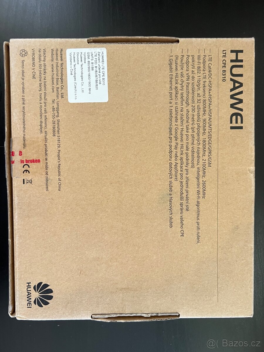 LTE 4G MODEM ROUTER HUAWEI LTE CPE B310 (VODAFONE) - BÍLÝ - 2
