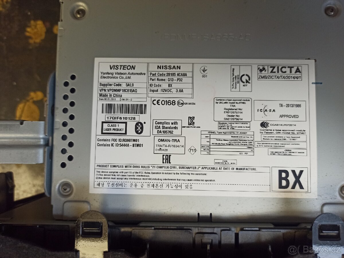 Autorádio Nissan - 2