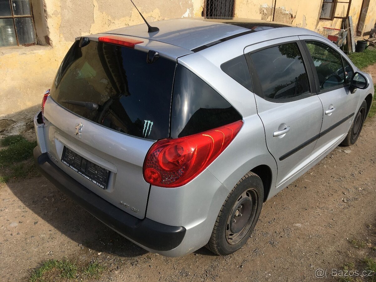 Peugeot 207 nahradní díly r.v. 06-12 - 2
