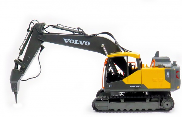 Rc bagr DoubleE Volvo lopata bouraci kladivo drapak - 2