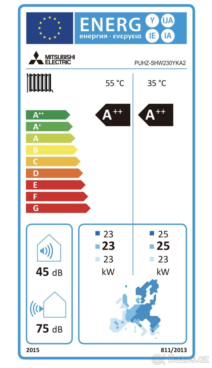 Tepelné čerpadlo Mitsubishi Zubadan 23-28 kW, NOVÉ - 2