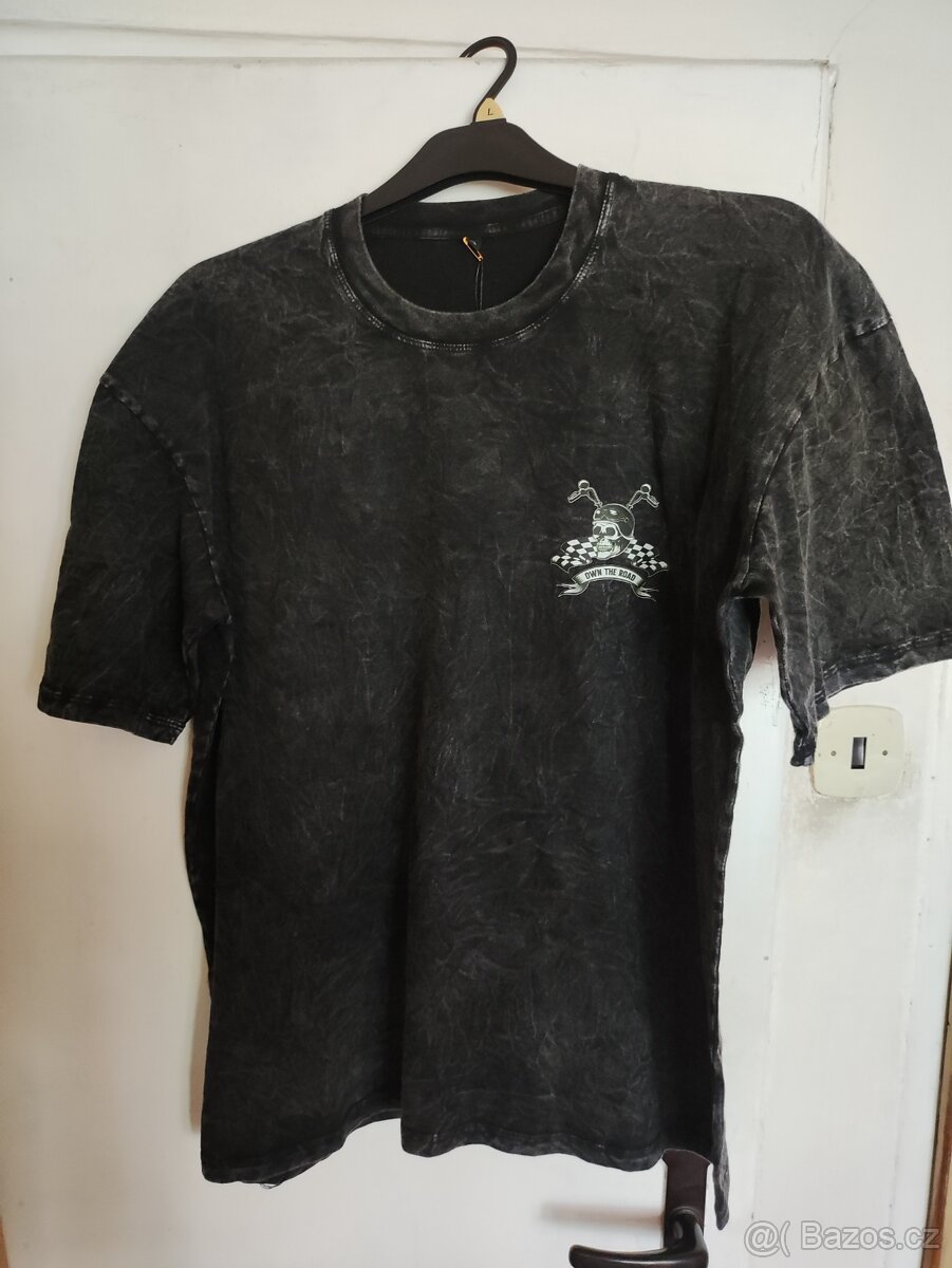Bavlněné motorkářské triko 1x XL a 1xL - 2