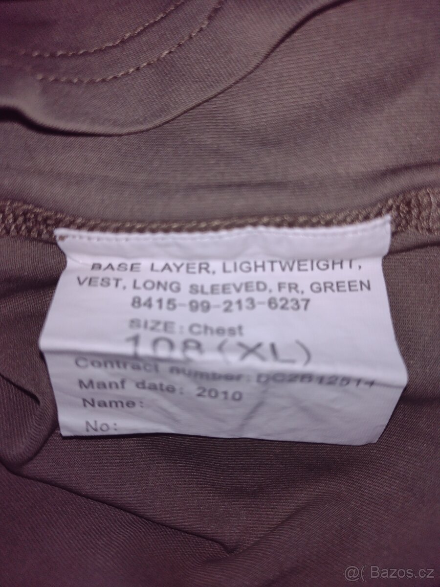 Funkční triko FR Britské armády - dlouhý rukáv - 2