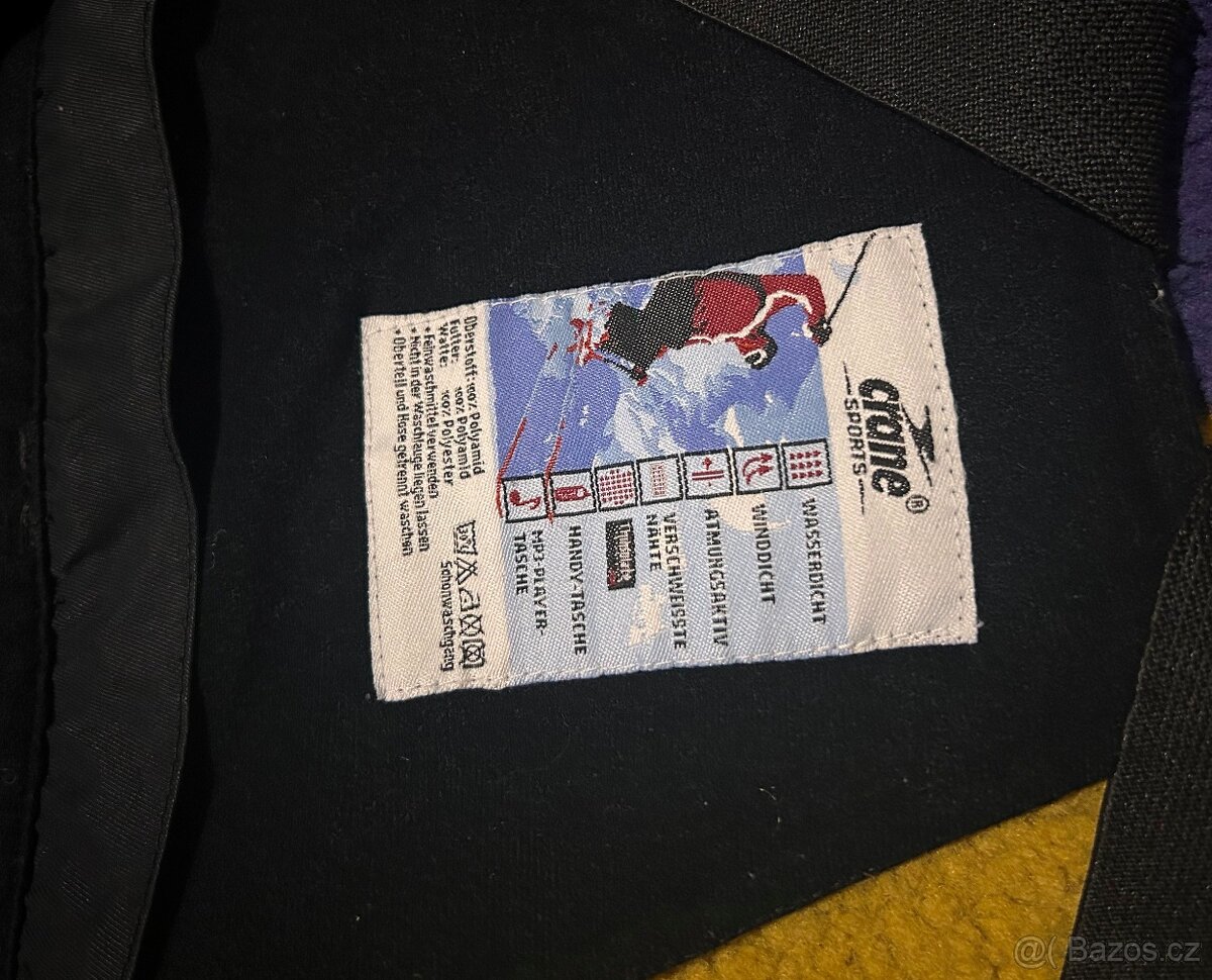 CRANE lyžařské dámské kalhoty s laclem m 40 - 2