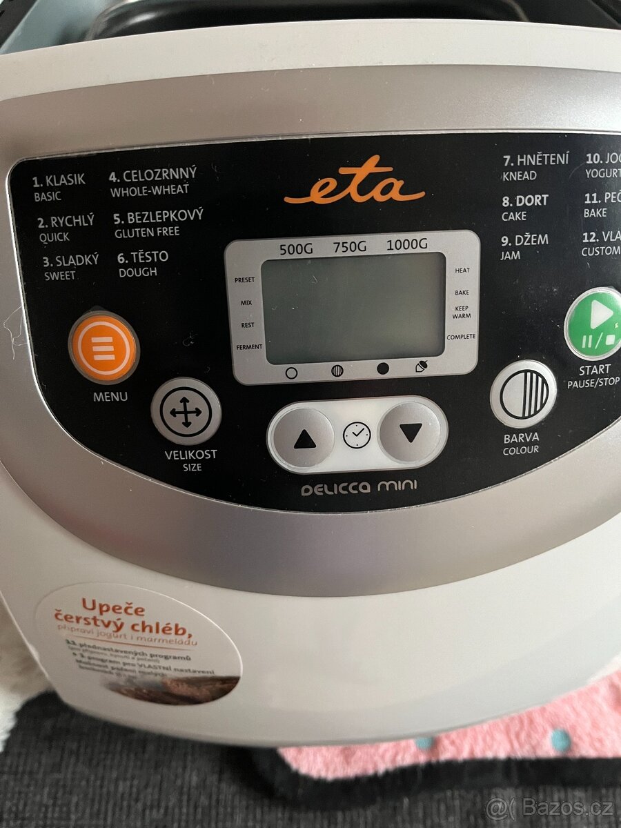 domácí pekárna ETA Delicca mini bílá - 2