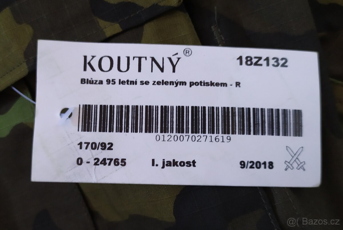 Maskáčový komplet-letní - 2