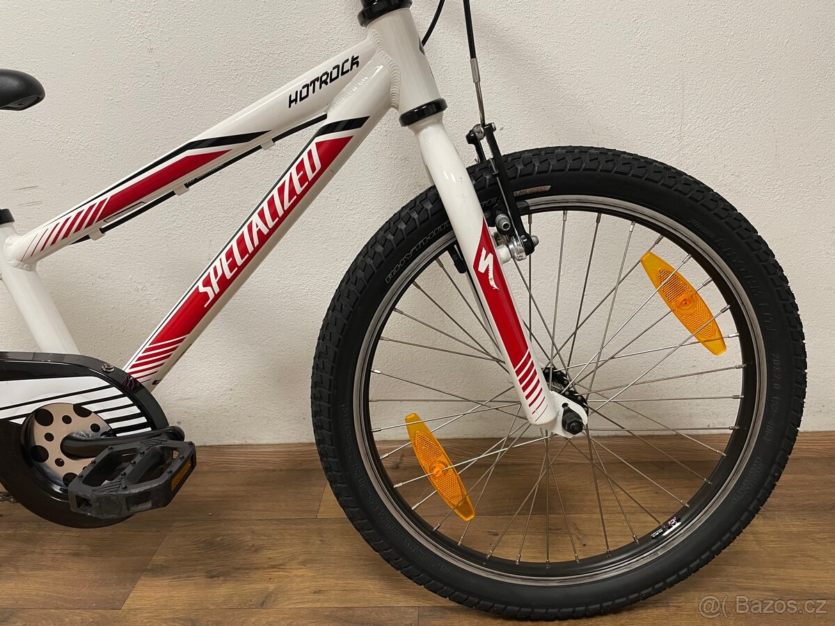 Dětské kolo Specialized Hotrock 20” Single Speed bílé - 2