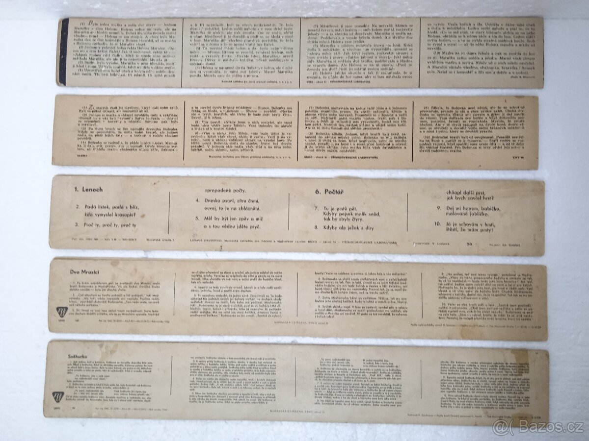 5x Retro pohádky do promítačky ČSSR - 2