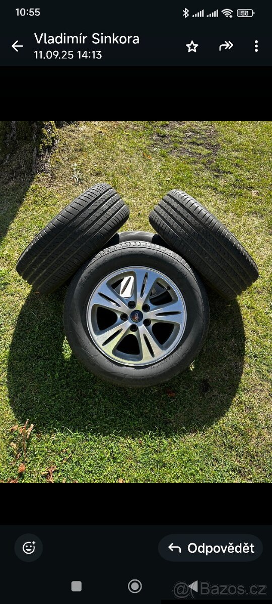 ALU kola Ford 215/60/16 ET50 - 2