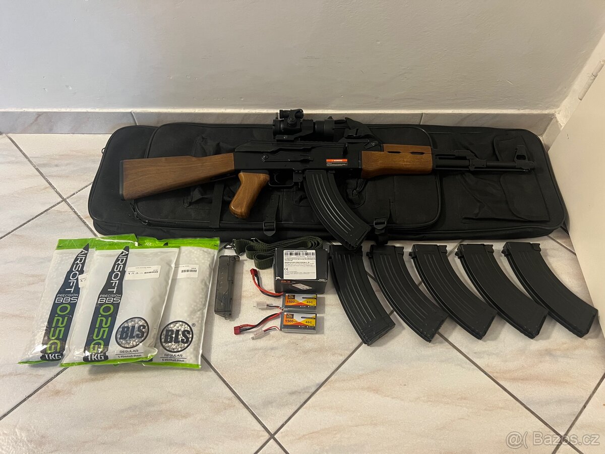 Airsoftová zbraň AK-47 set - 2