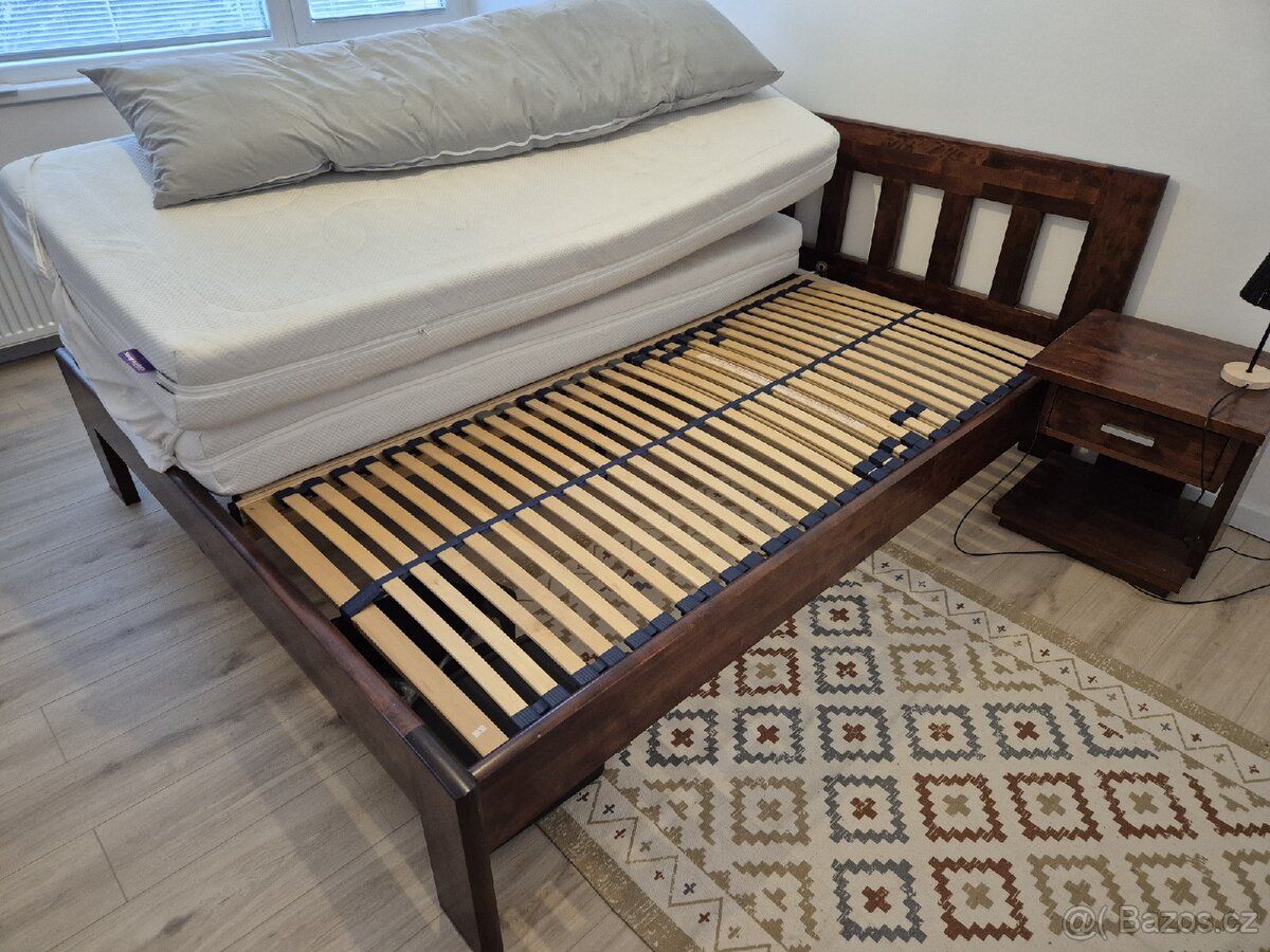 Postel Masiv 180x210cm + rošty - 2
