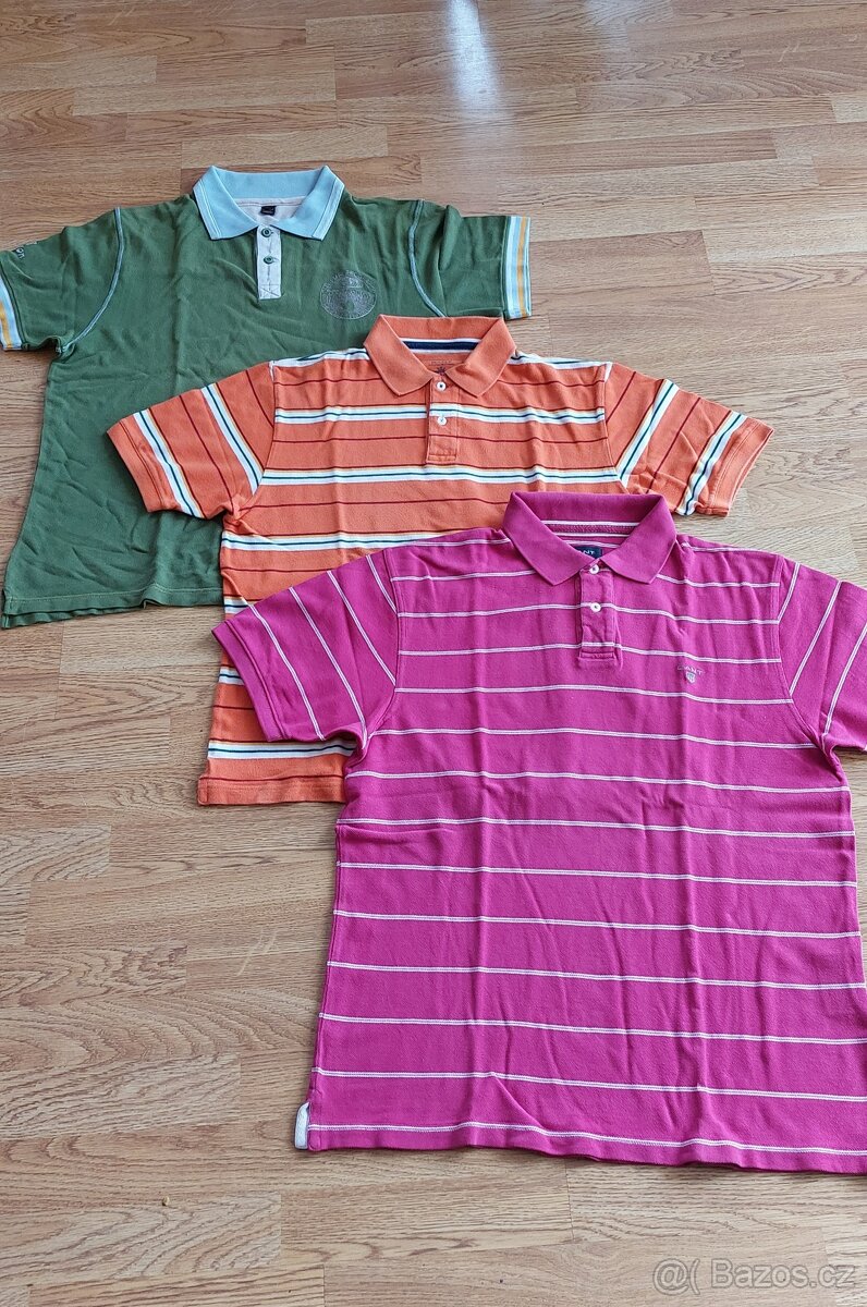 3× tričko s límečkem - 2