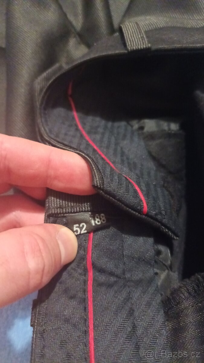 oblek 188/52, tmavý, barva plechová - 2