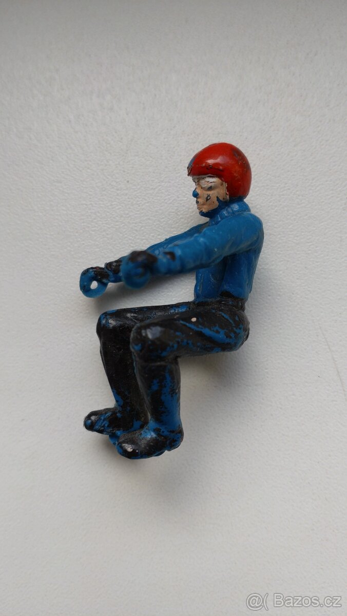 Retro Figurka motorkáře - 2