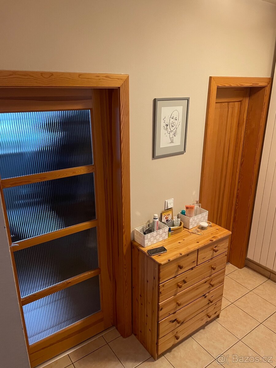 Masivní dveře borovice - 2