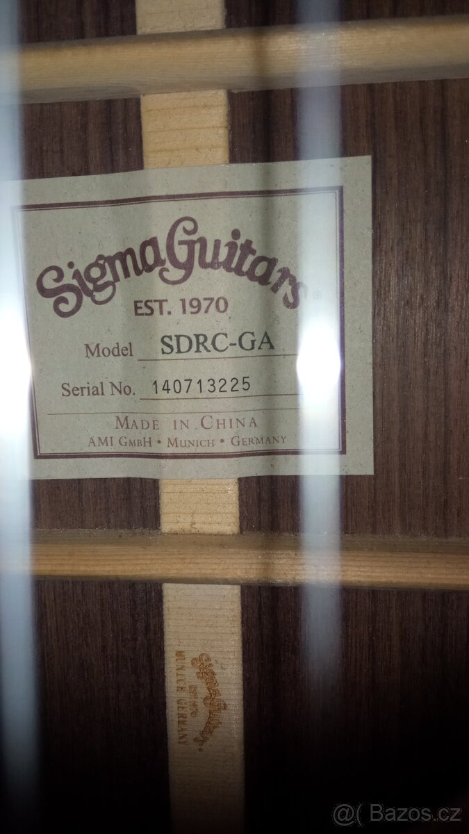 elektroakusticka kytara Sigma SDRC-GA - 2