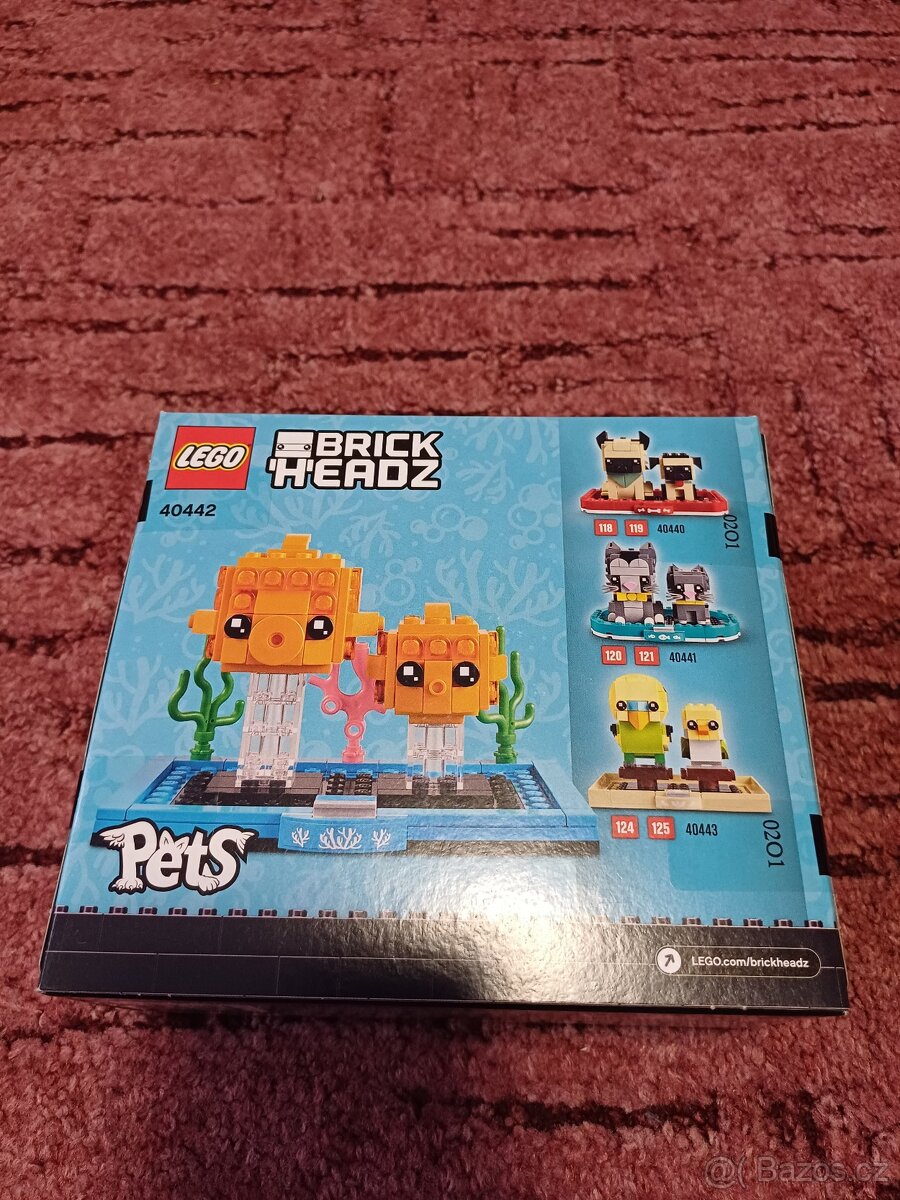 LEGO BrickHeadz 40442 Zlatá rybka Goldfish - 2