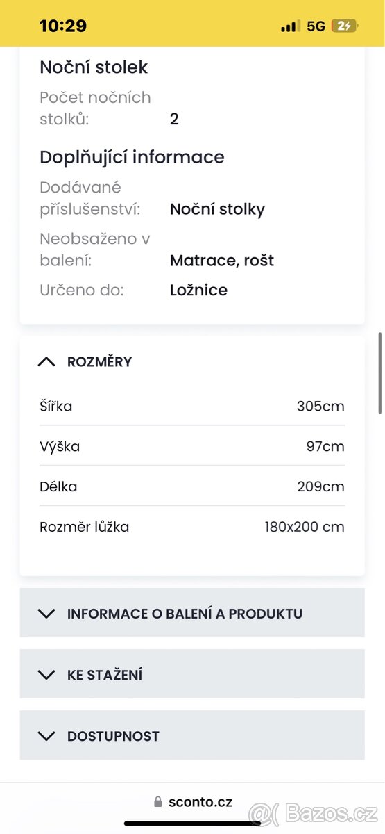 Ložnicový komplet - 2
