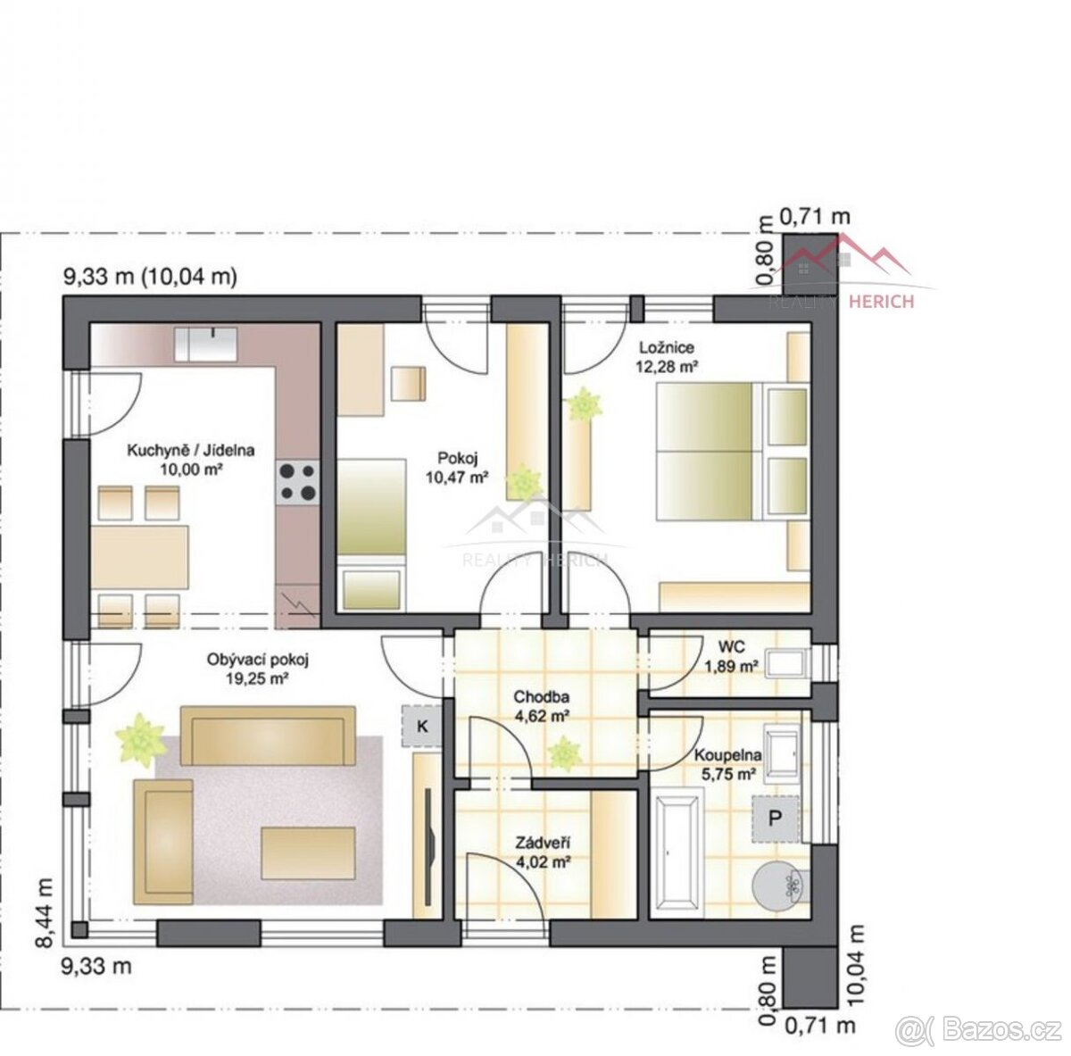 Bungalov 3+1 (86 m2) Chomutov - 2