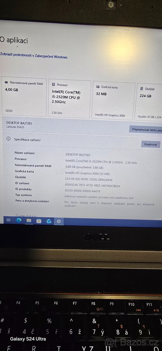 Notebook Dell I5 SSD - 2