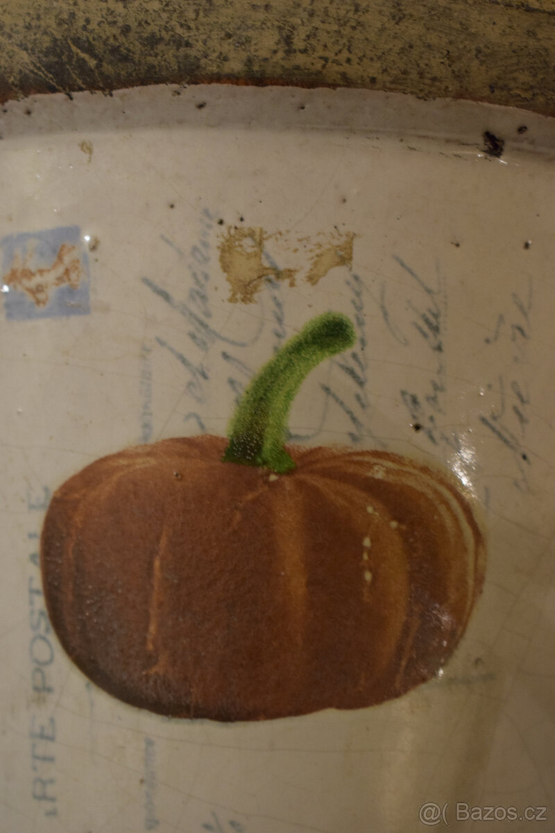 Velký kameninový obal na květináč - 2