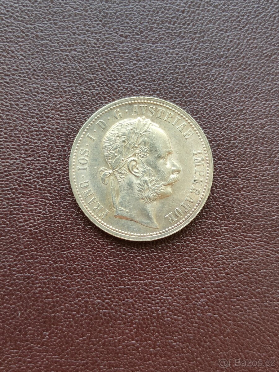 1 zlatník 1872 bz Františka Josefa I. - 2