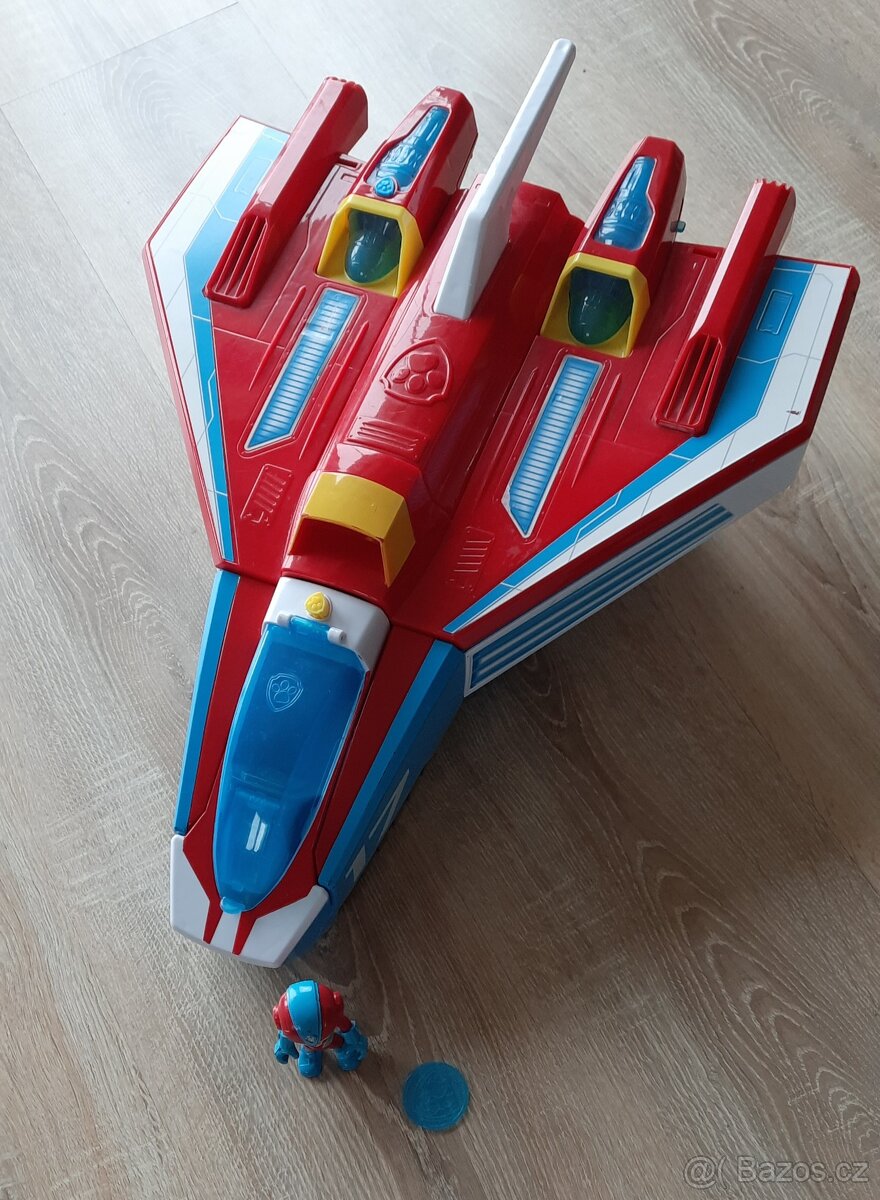 Tlapková patrola - letoun, auta, postavičky - 2